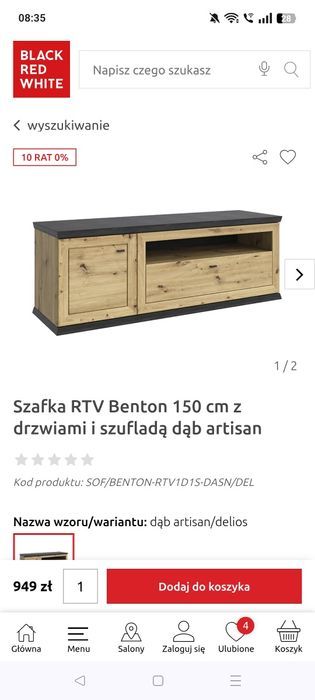 Sprzedam NOWE meble BENTON
