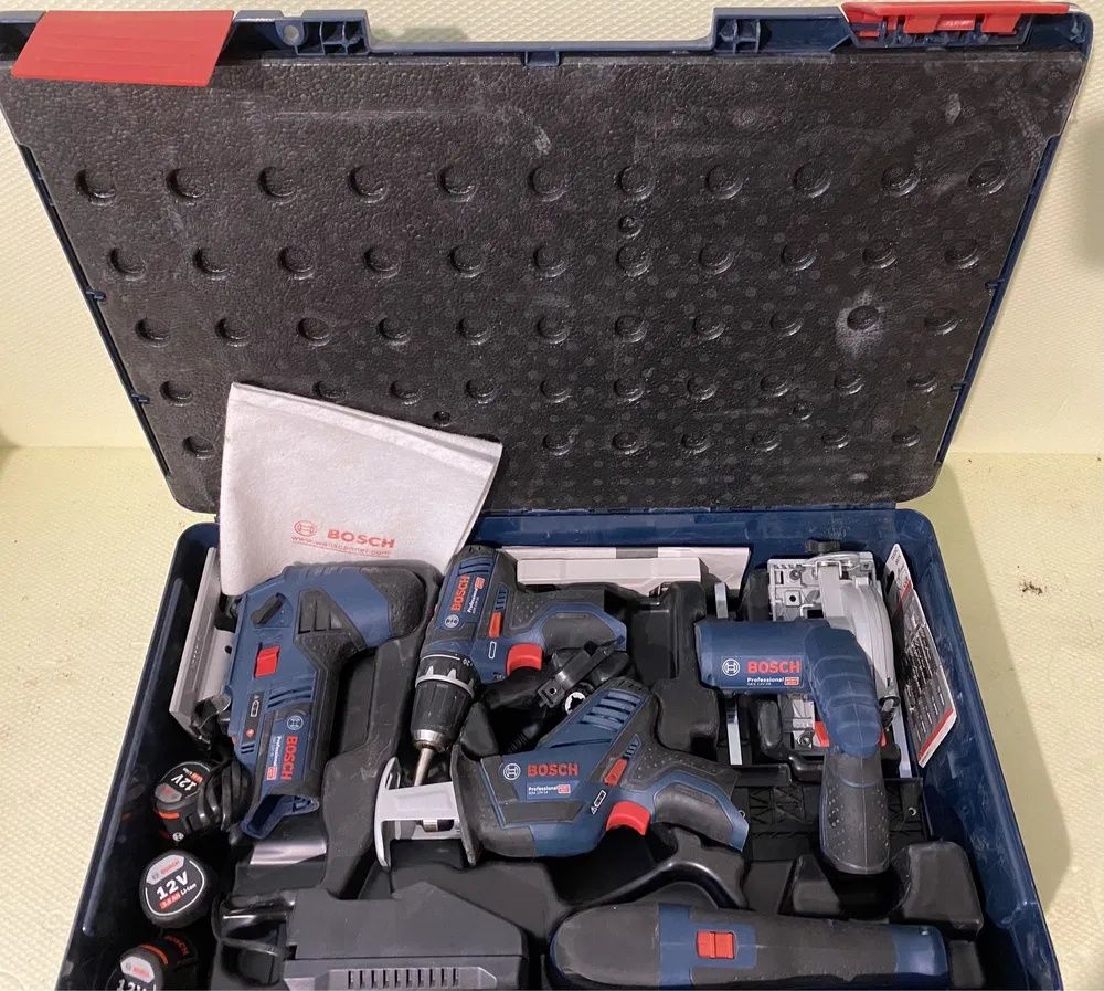 Bosch Professional 12V  - zestaw narzędzi akumulatorowych
