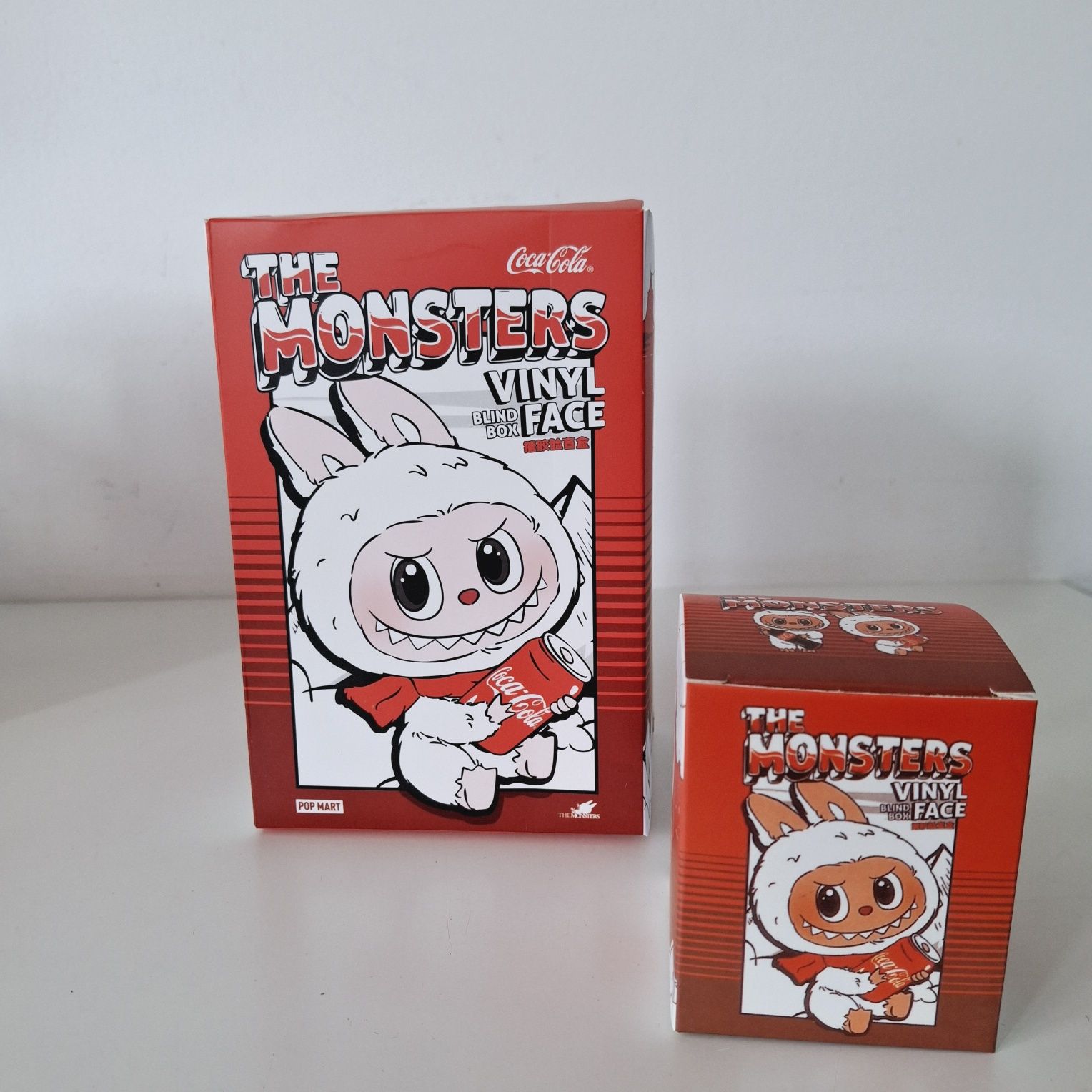 Super zestaw labubu coca-cola maskotka i figurka
