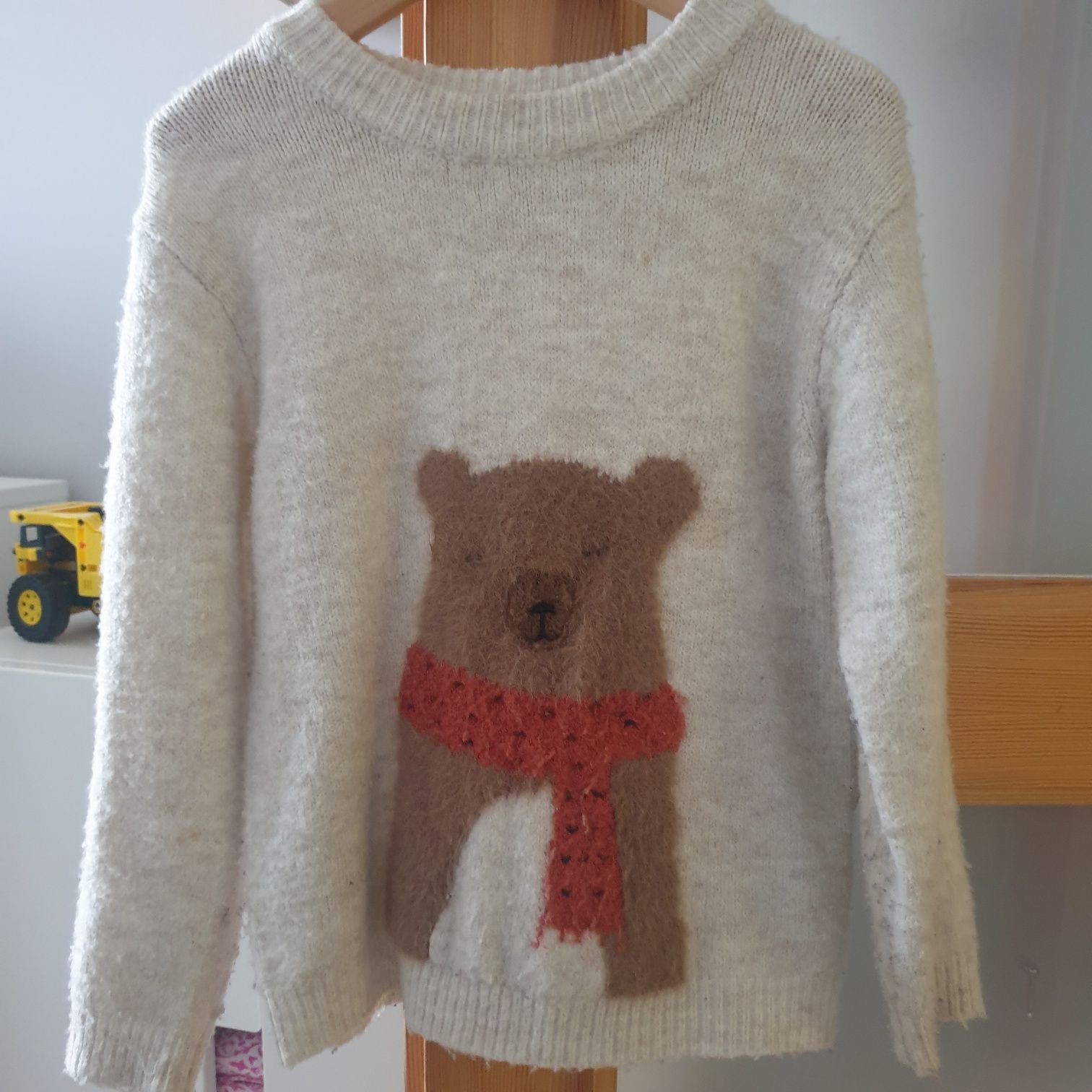 Sweter świąteczny zimowy Zara r. 122
