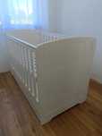 Łóżeczko dziecięce białe 70x140 NORDIC WHITE Meblik