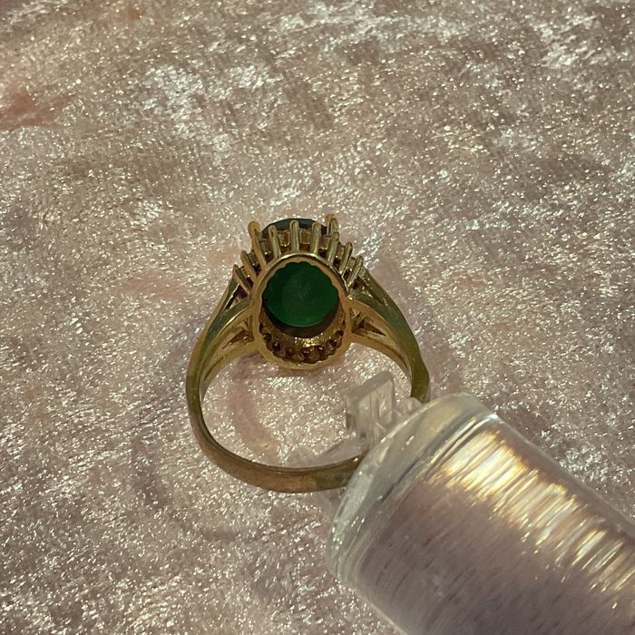 Anel em prata com banho de ouro T,20 mm / outros anúncios abaixo