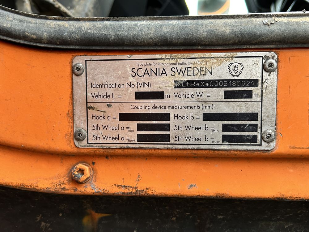 Scania 380 4x4 + Naczepa Zasław