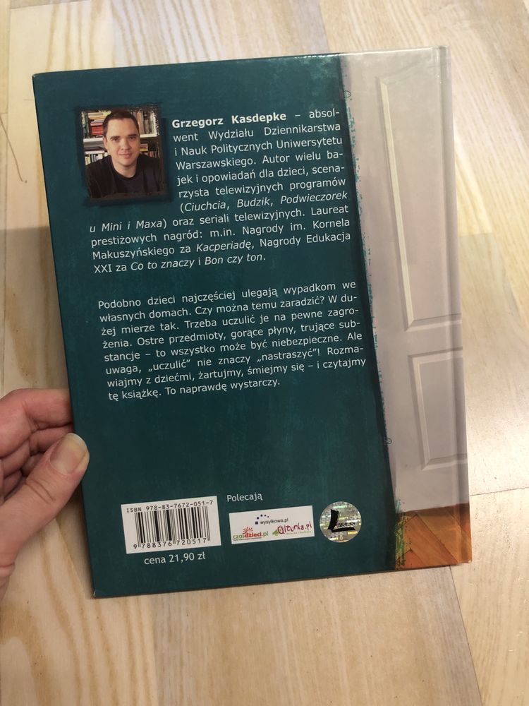 NOWA Książka dla dzieci Ostrożnie Grzegorz Kasdepke