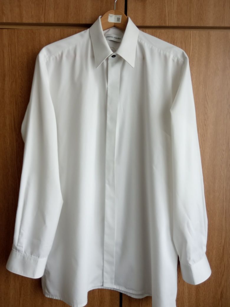 Koszula męska biała Pierre Cardin nr40
