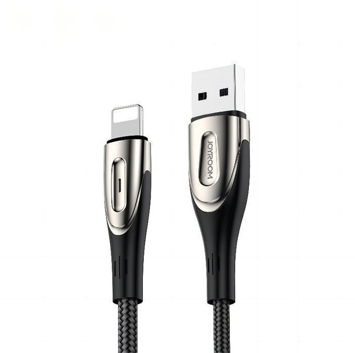 Kabel Joyroom Sharp Series USB-A - Lightning 3A, 2M Czarny
