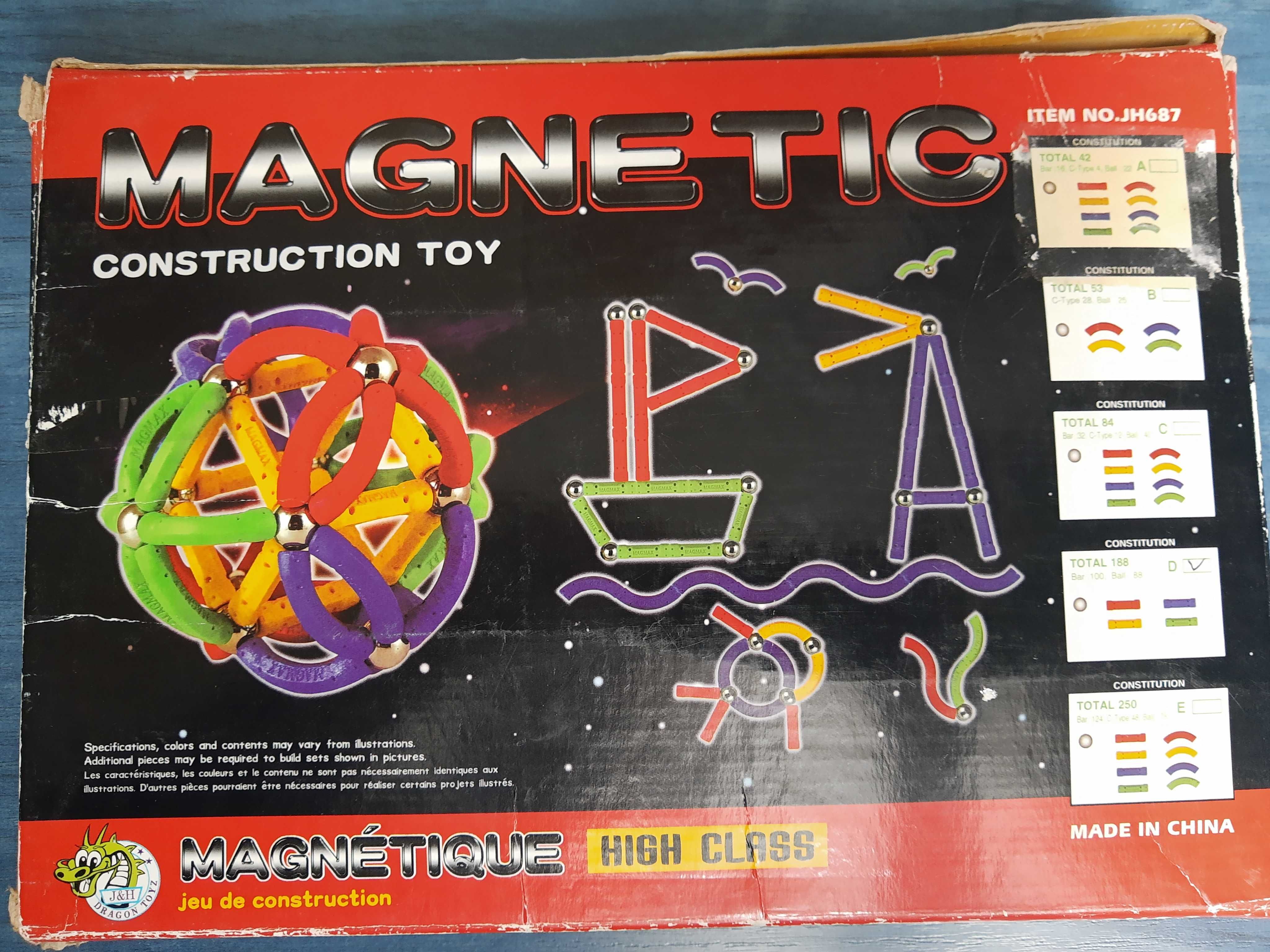 Klocki magnetyczne Magnetic costruction toy