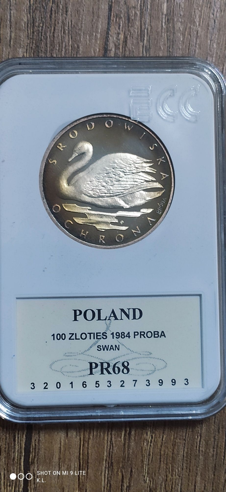 1000 zł próba 1984 r Łabędź PR68