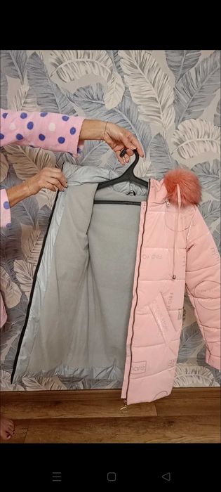 Пальто дівчячє зима