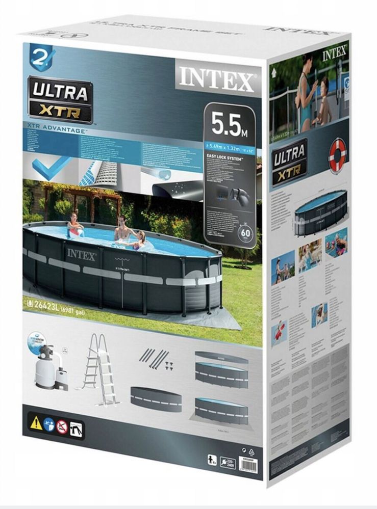 Basen stelażowy Ultra XTR 549 x 132 - 26330 Intex