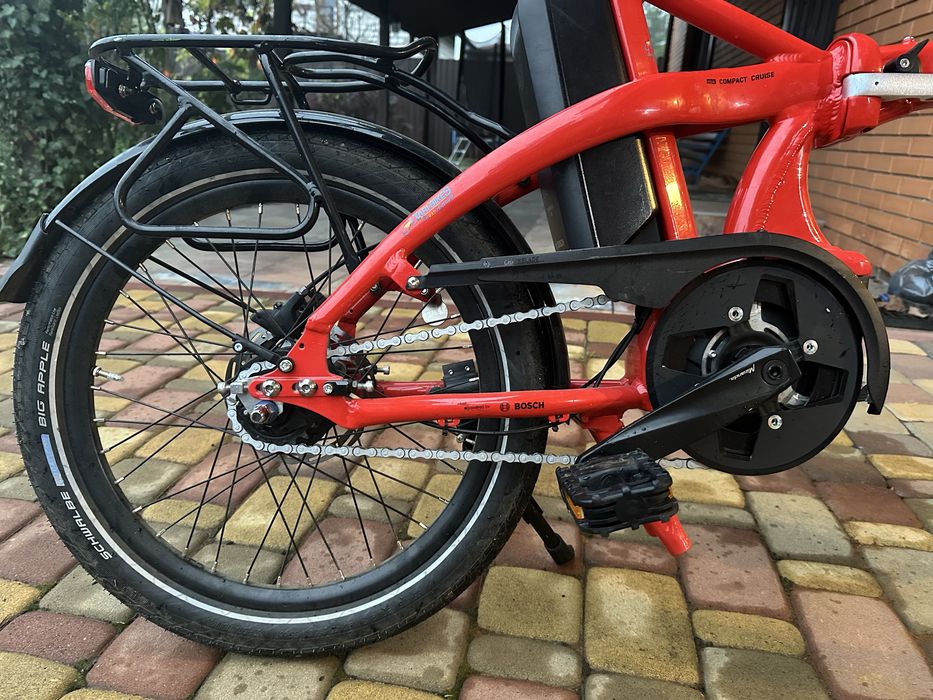 Велосипед Be One Compact Cruise, красный глянец