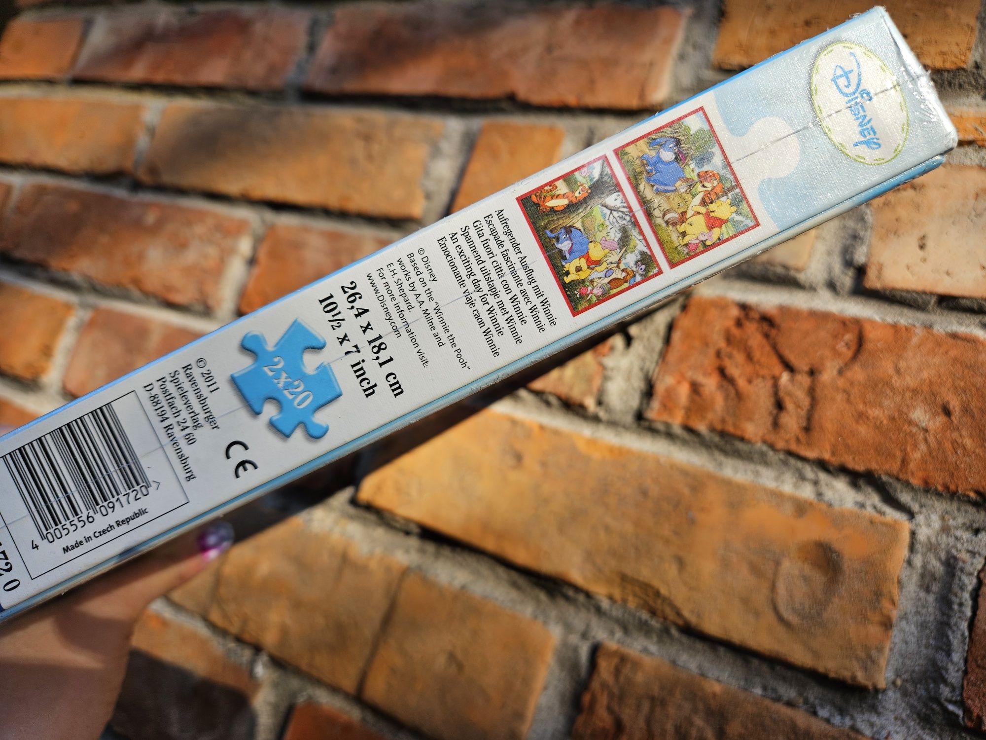 Kubuś Puchatek 2x20 Puzzle Rabensburger #KupMiChceTo zabawki gry