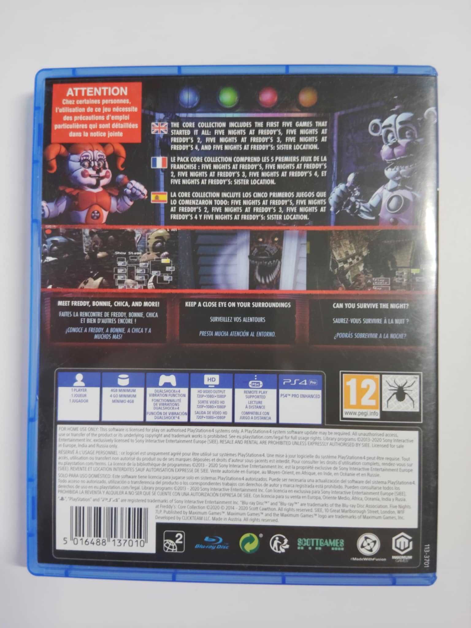 Five Nights at Freddy's: Core Collection PS4