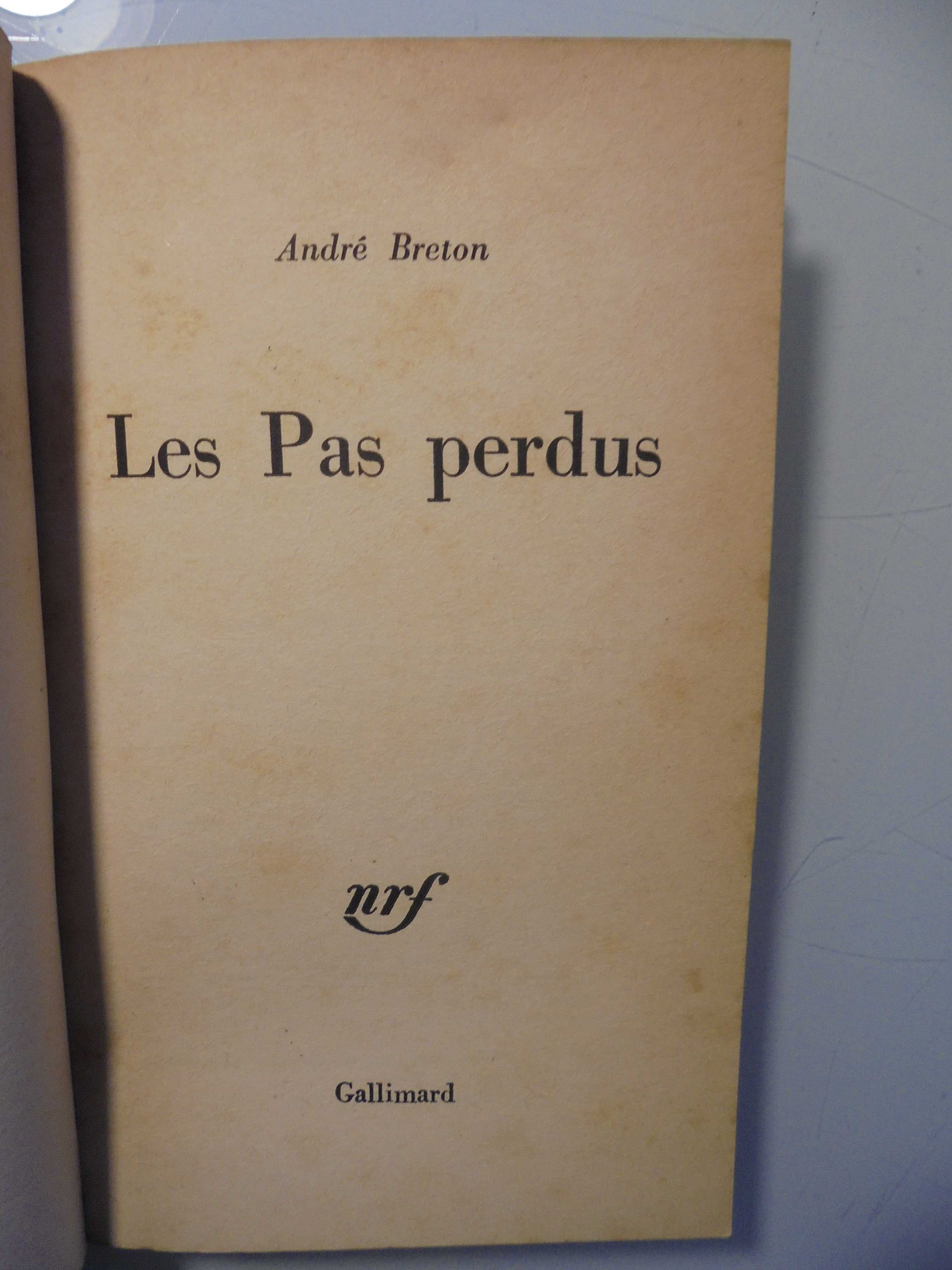 Breton (André);Le pas Perdu