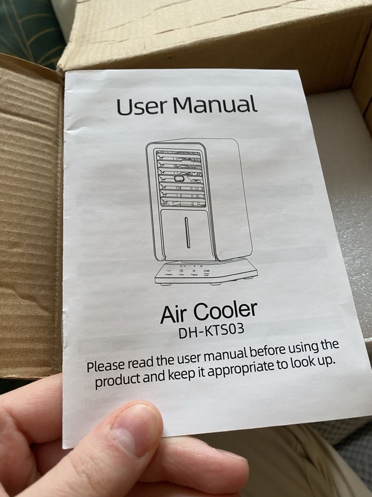 Przenośny klimatyzator klima mini z chłodzeniem wentylator air cooler