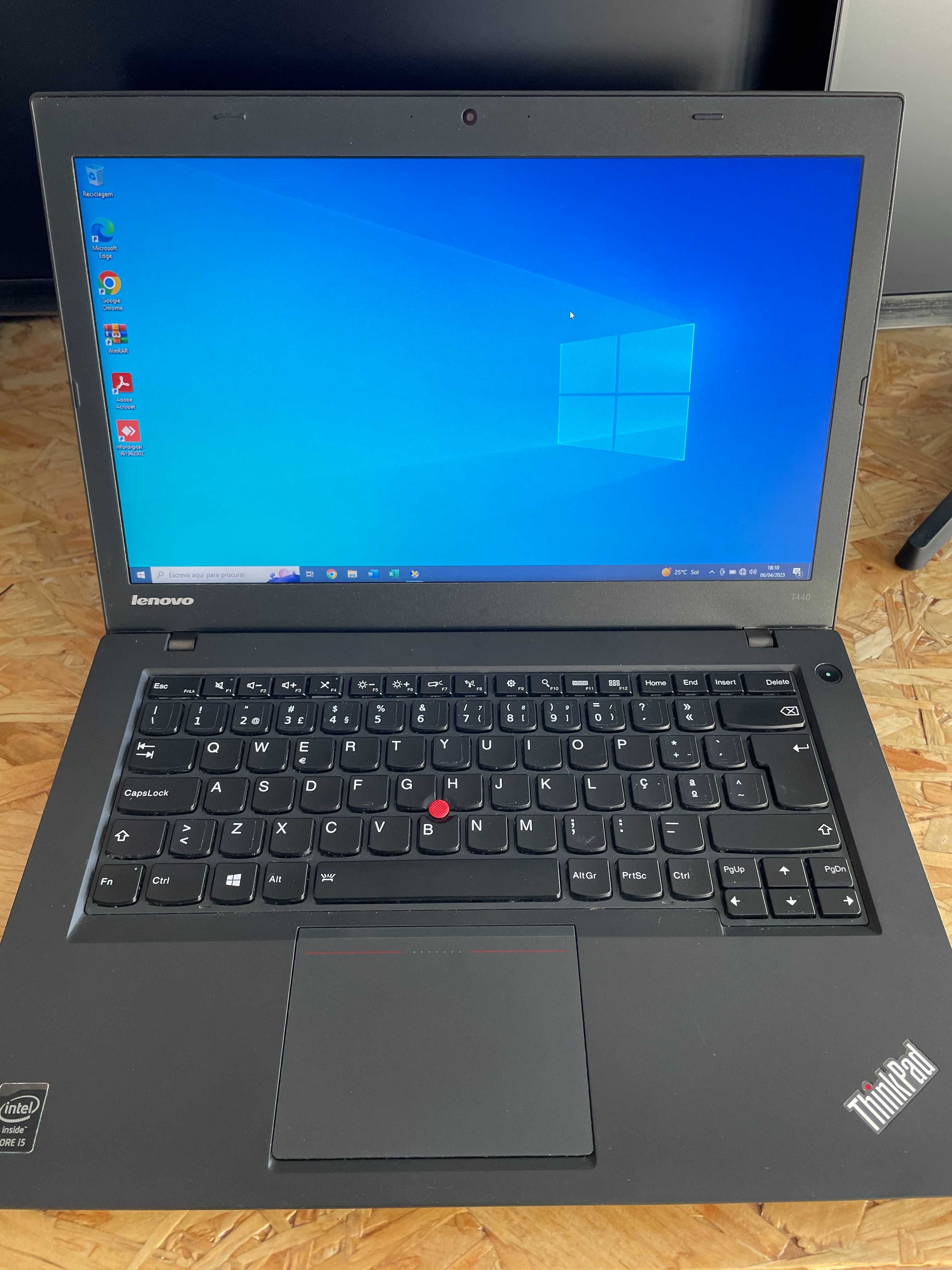 Portátil Lenovo Thinkpad T440 (i5-4, 12gb de ram, ssd 256gb)