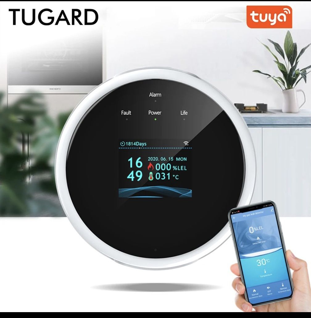 Датчик газу і високої температури. Підтримує wi-fi,
