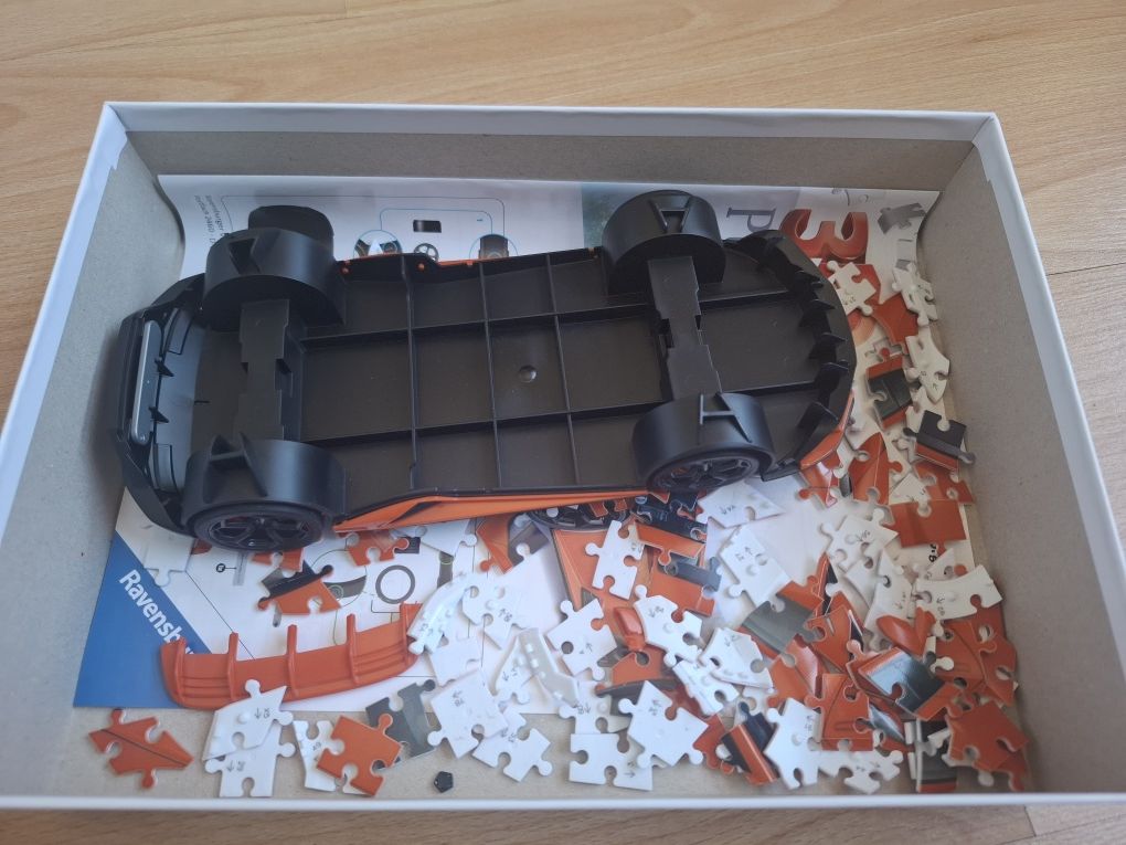 Puzzle carro em 3D