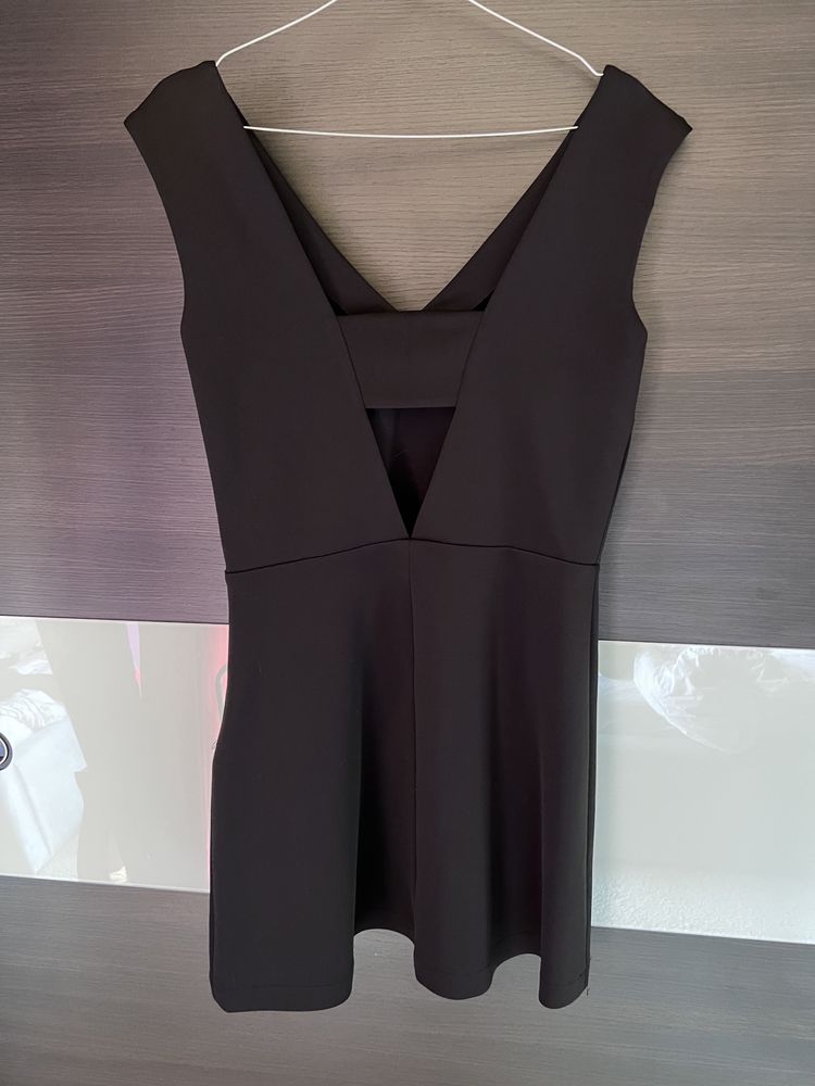 Krotka czarna sukienka 34 XS