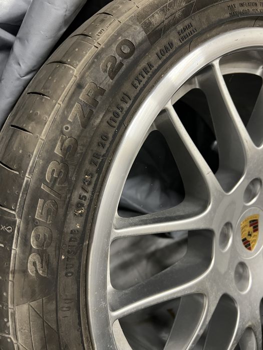 4 Jantes BBS Porsche com pneus