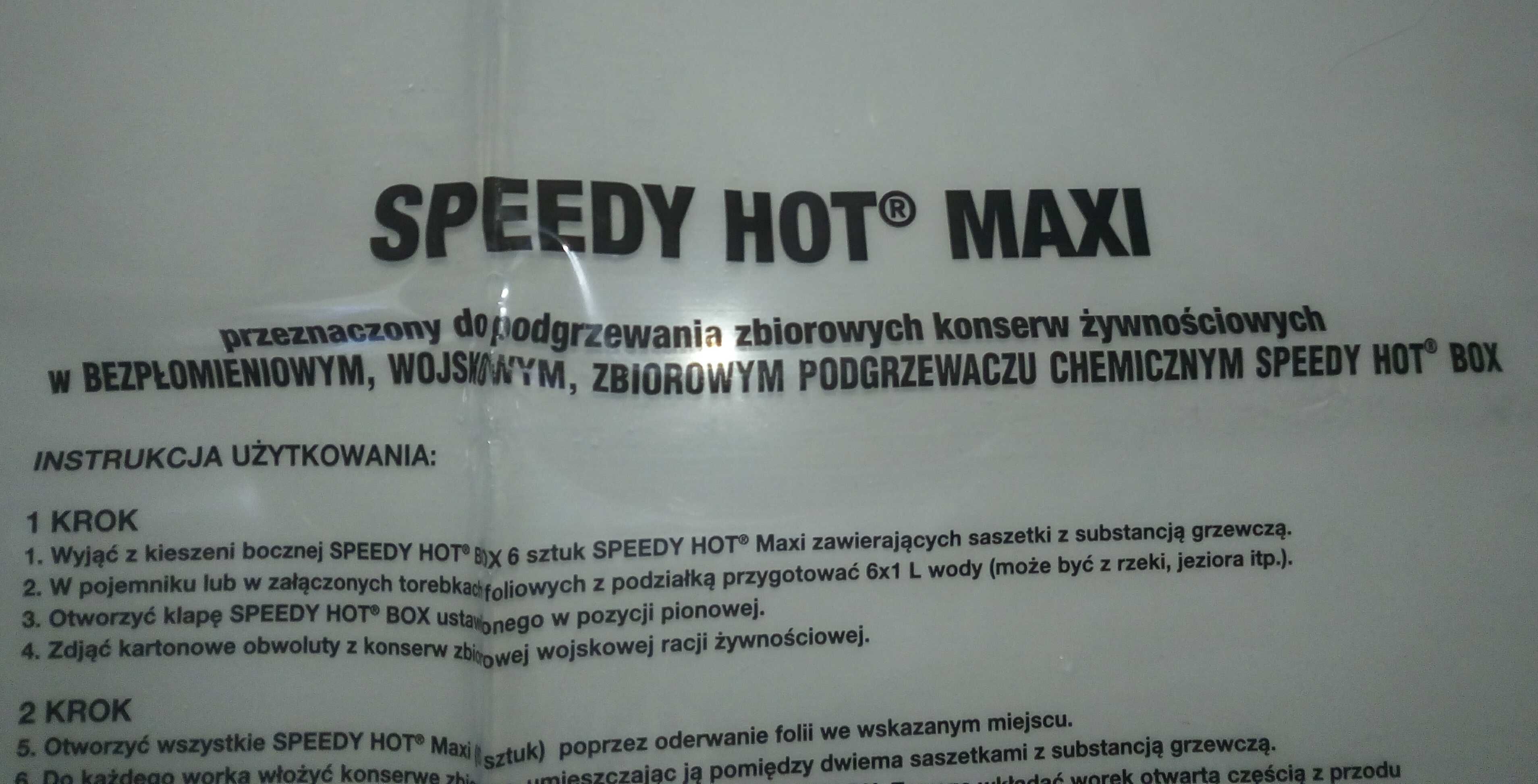 Bezpłomieniowy podgrzewacz chemiczny do konserw