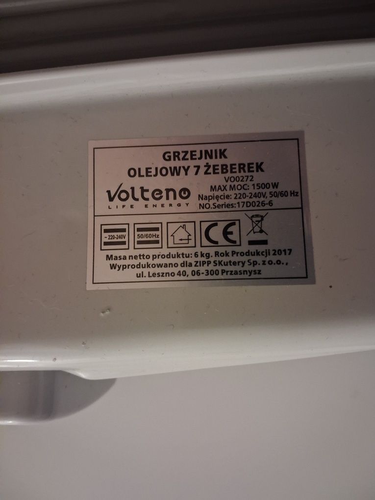 Grzejnik olejowy