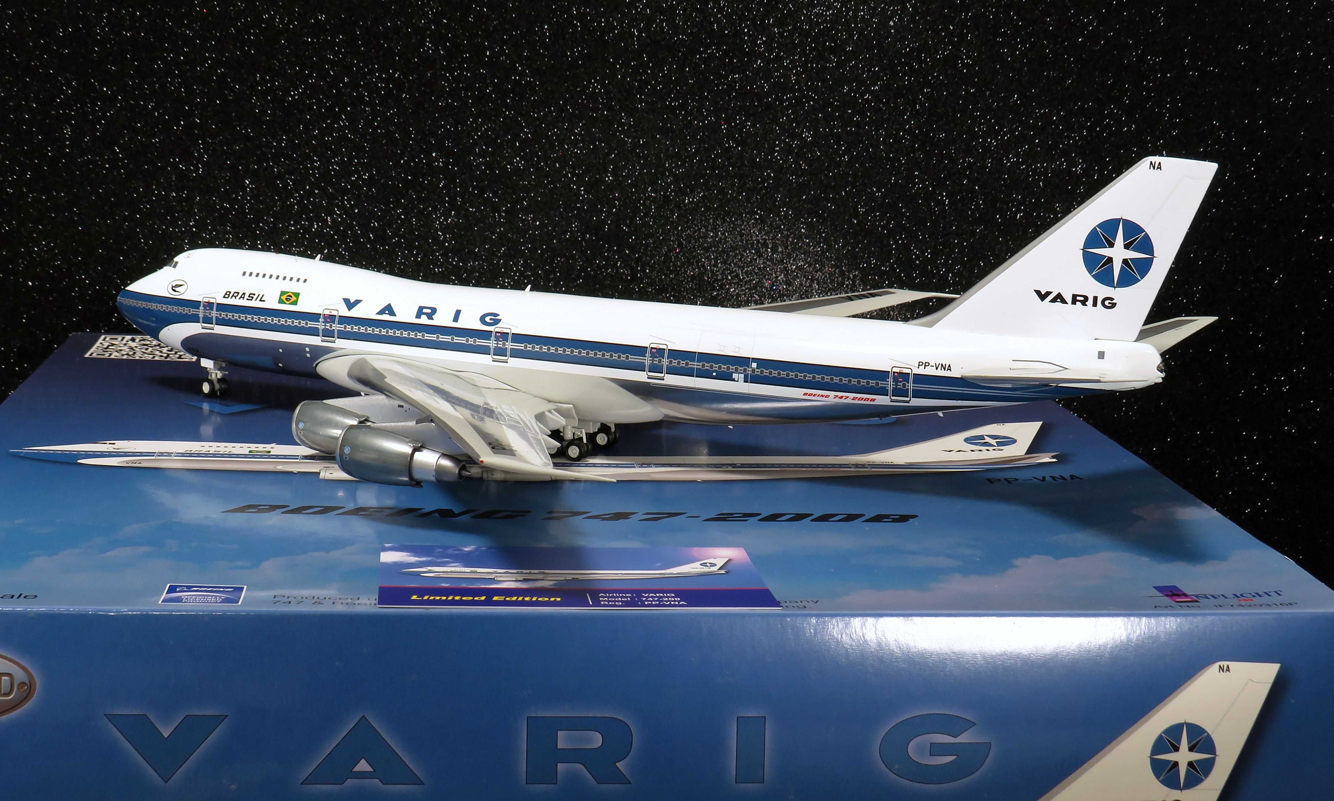 Varig Boeing 747-2L5B ( PP-VNA ) extremamente raro.