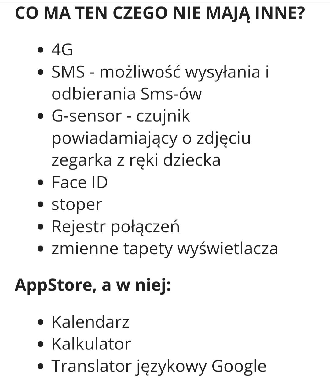 Smartwatch dla dzieci Ip68 Gps 4G Videocall