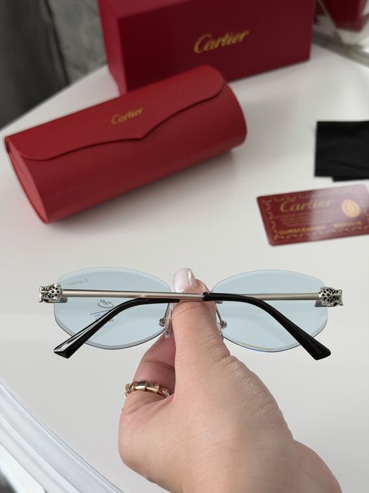 Солнцезащитные очки cartier антиблик полный комплект