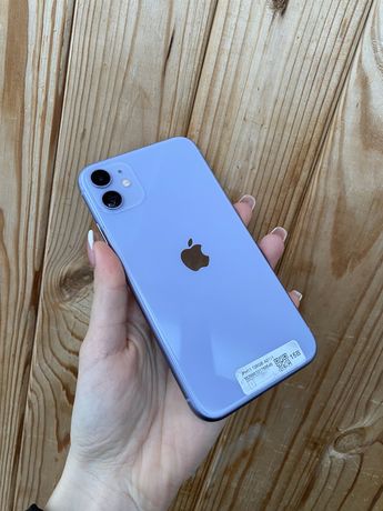 iPhone 11 Purple 128gb 85%|битое стекло камеры(на работу не влияет)