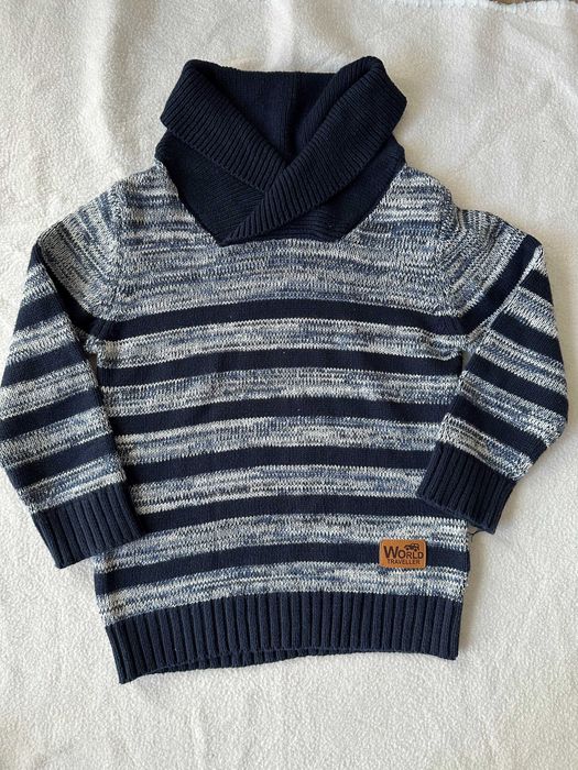 Zestaw sweter bluza spodnie dżinsy chłopięce 110
