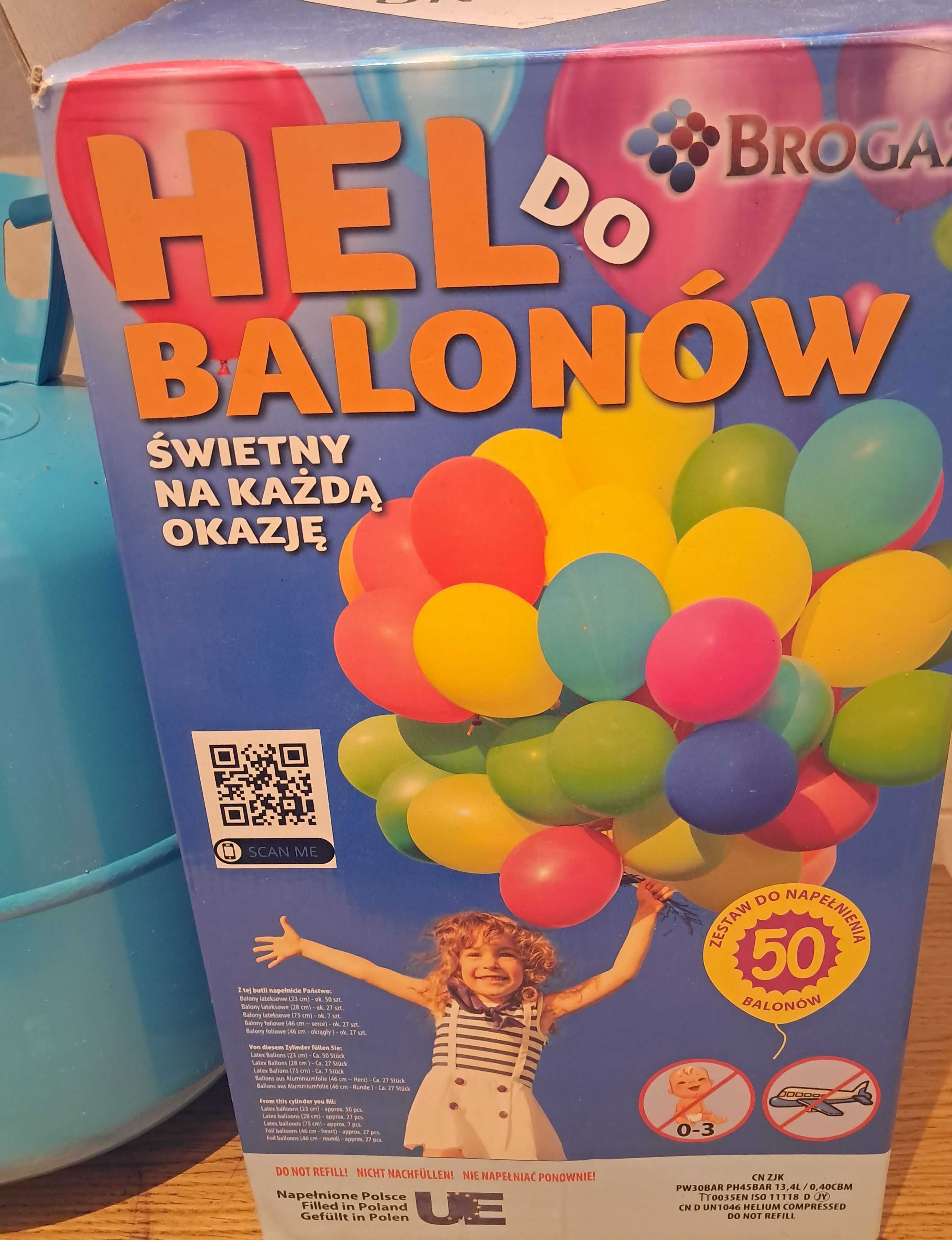 Zbiornik metalowy 13,4L po helu (nie do powtórnego napełniania!) DIY