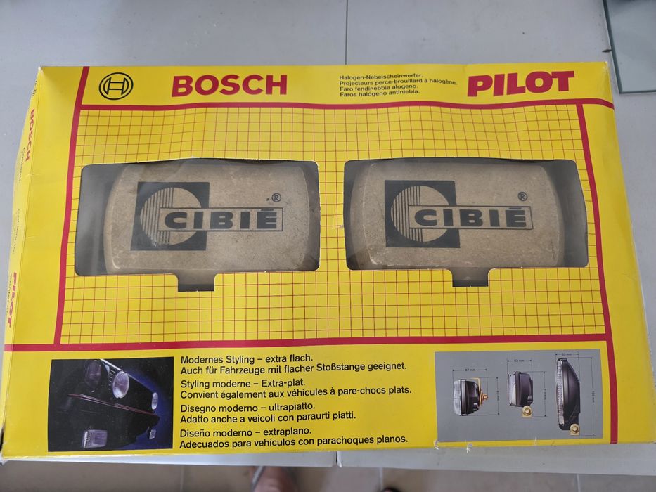 Faróis Bosch Cibié Pilot nevoeiro