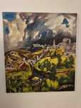 El Greco, A vista de Toledo - Impressão em tela 120x140cm