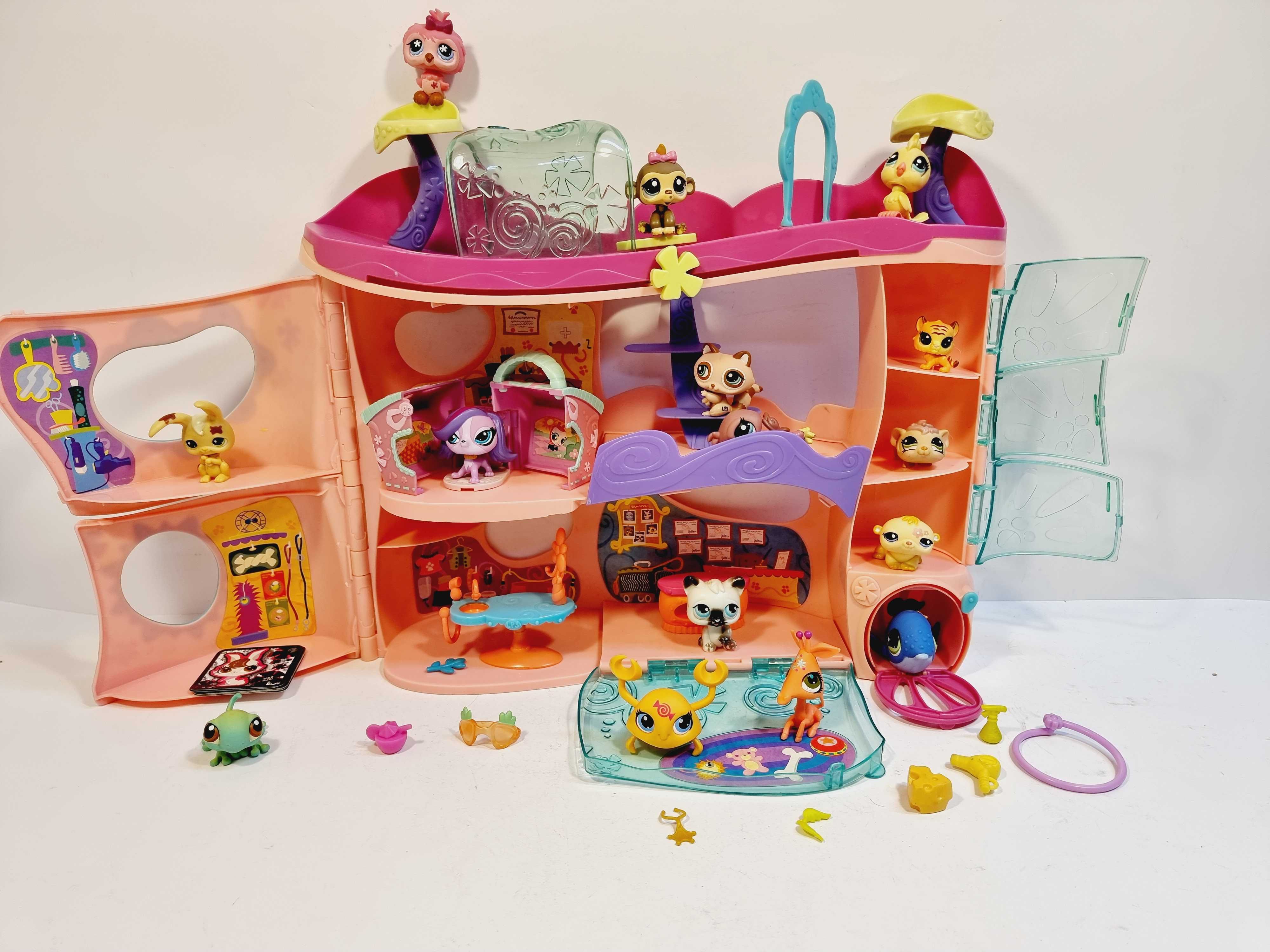 Littlest Pet Shop - Domek Centrum Adopcyjne + Figurki Lps + Akcesoria