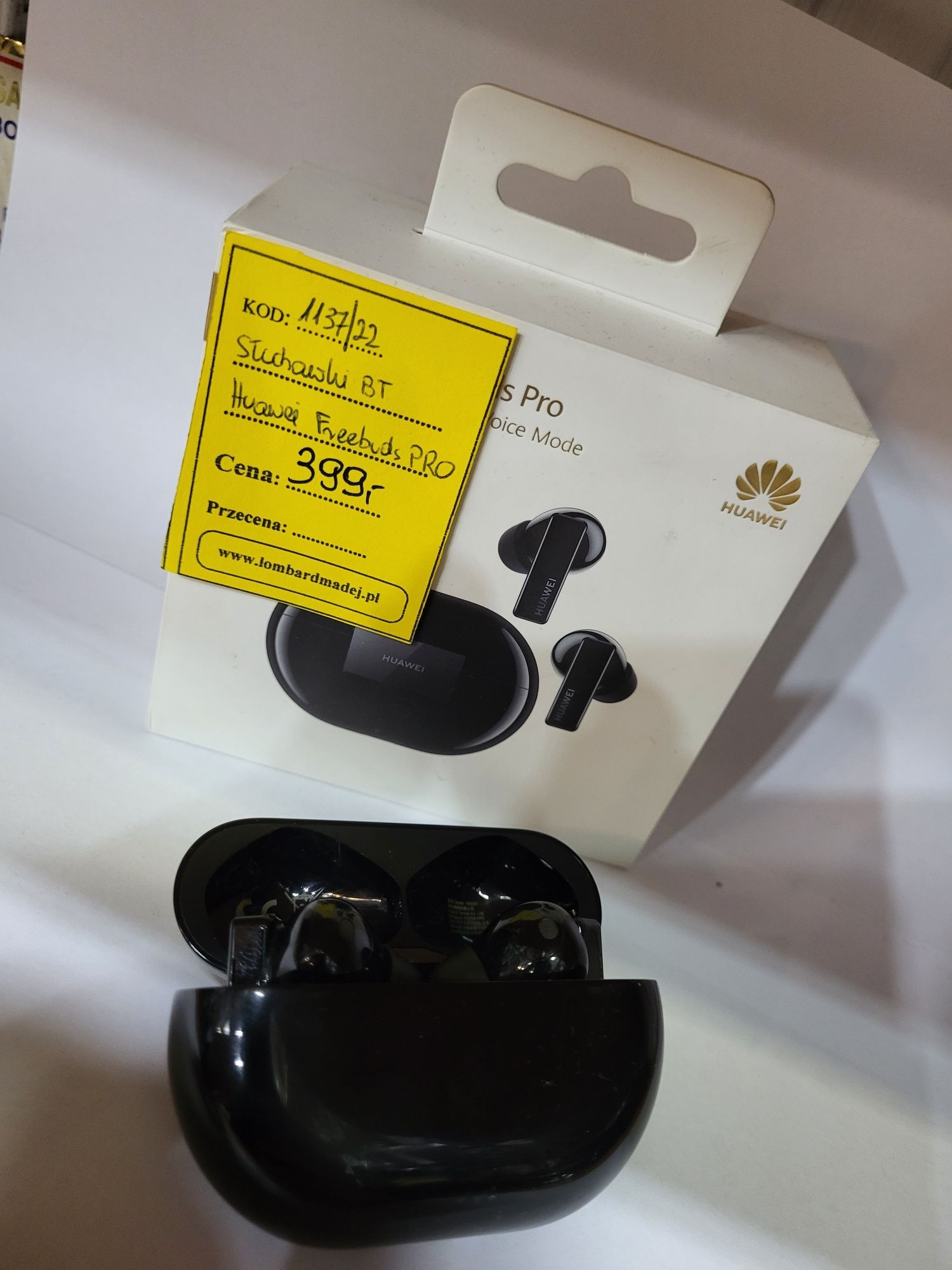 Słuchawki BT Huawei Freebuds PRO Lombard Madej Sc