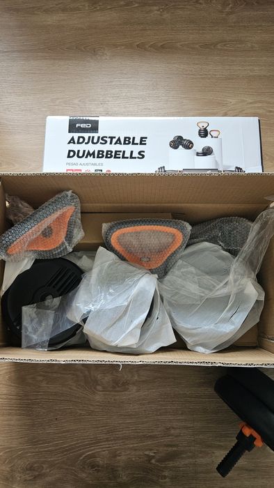 Halteres Barra Kettlebell Xiaomi FED Kit V2 40Kg Musculação Ginásio