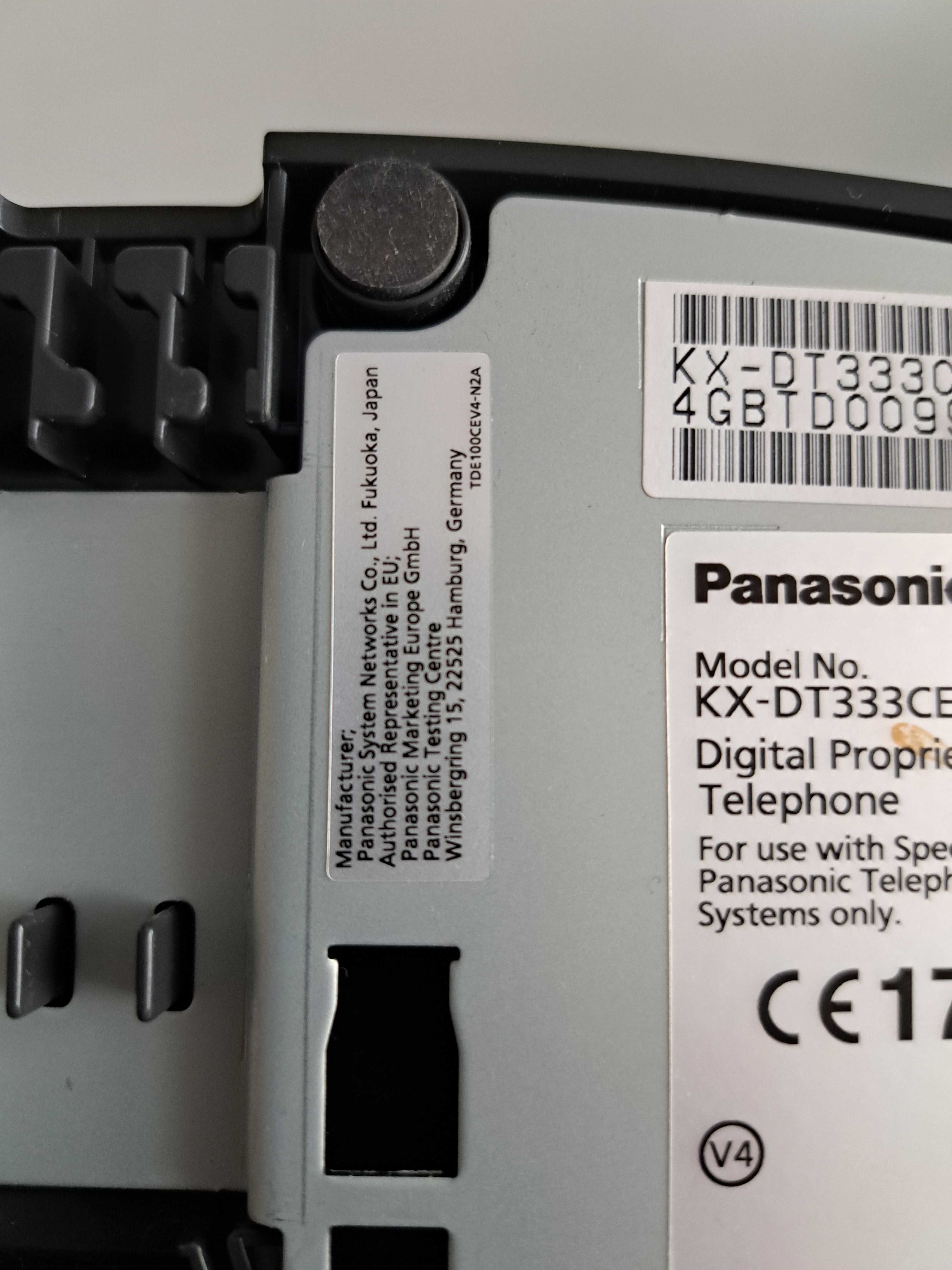 Panasonic KX-DT333CE-B  Tel Stacjonarny,przewodowy cyfrowy sieciowy