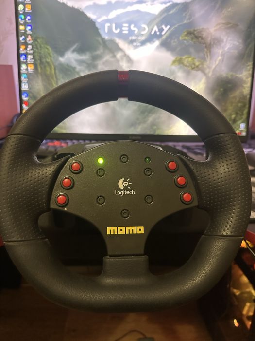 Руль Logitech MOMO Racing mod 900 градусов