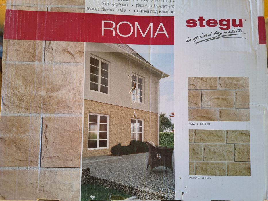 Kamień elewacyjny Stegu Roma 1 Desert- resztka