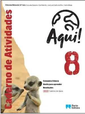 Aqui! 8 - Ciências Naturais - 8.º Ano - manual + caderno atividades