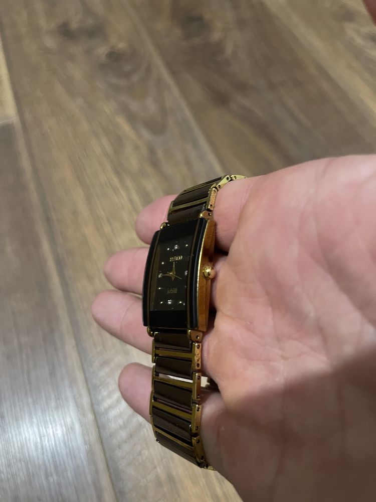 Rado  Jubile black and gold наручные  часы