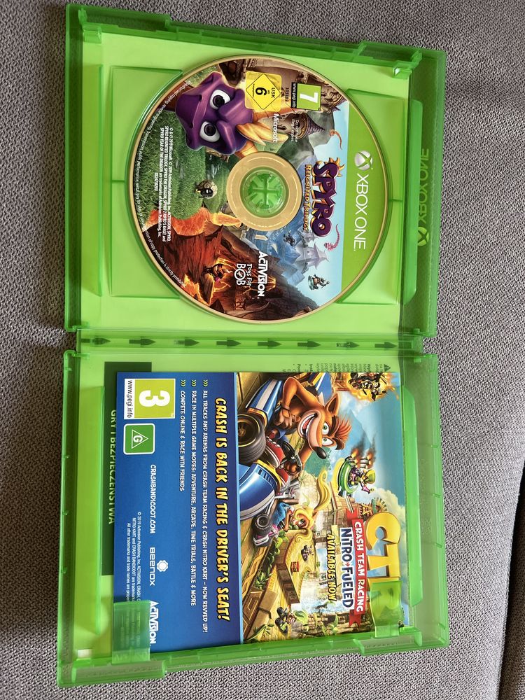 Gra Xbox ONE X SPYRO Reignited Trilogy 3 gry w jednej ZOBACZ !
