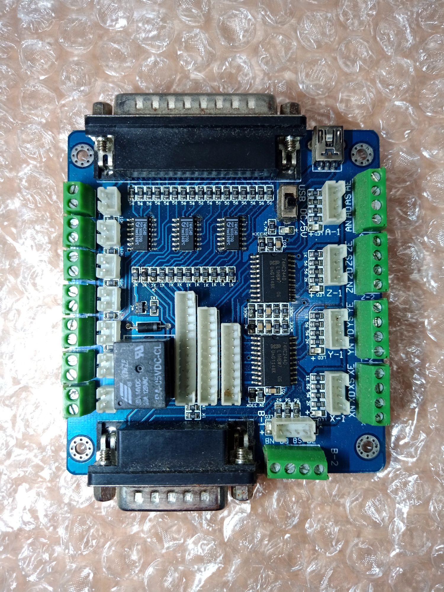 Placa CNC 5 eixos 100khz, placa de driver cnc, controle de movimento