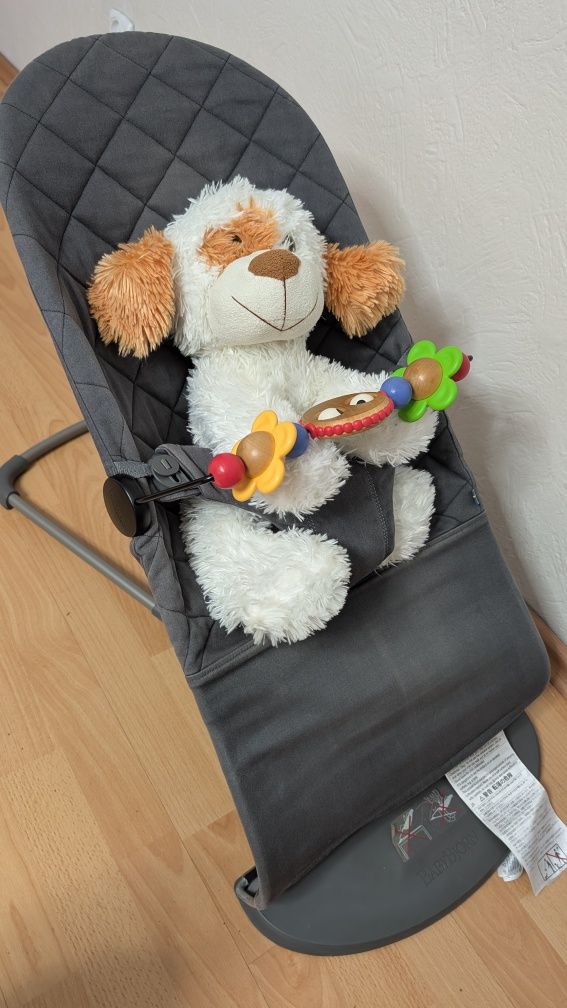 Babybjorn Leżaczek Bliss Cotton Antracyt
