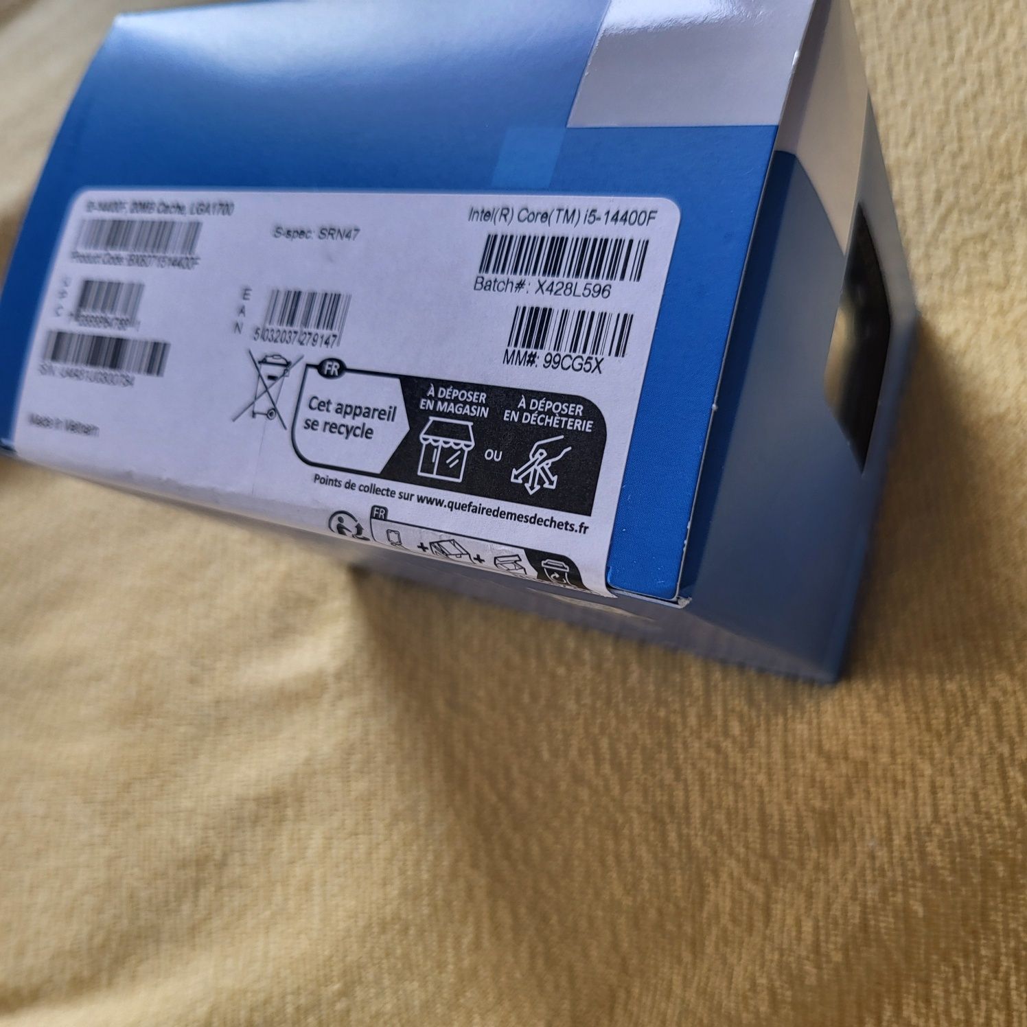 Procesor Intel Core i5-14400F 10 rdzeni 16 wątków 2,5 GHz 20MB s1700
