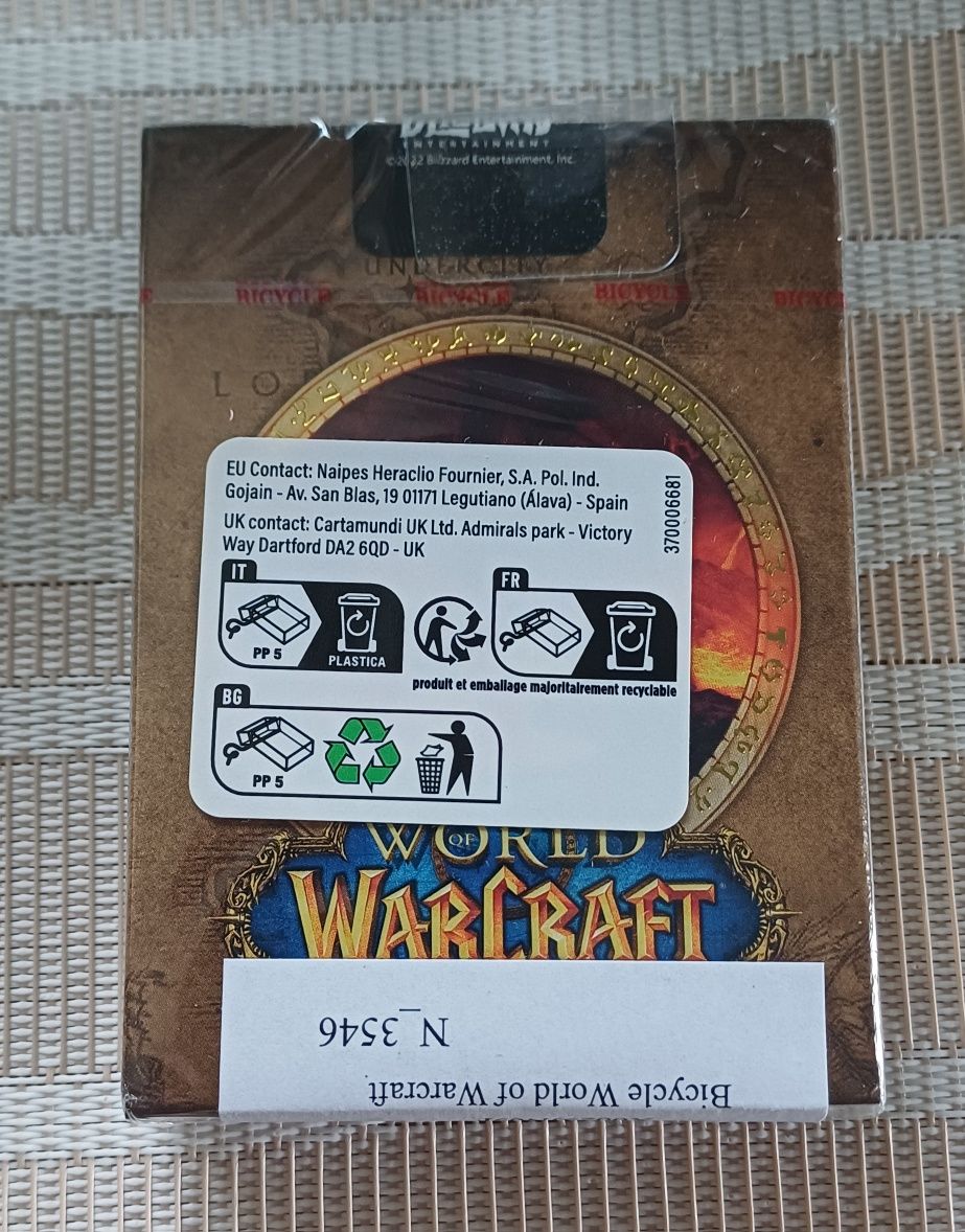 Karty World of Warcraft Classic Bicycle