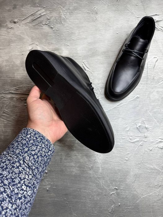 Ботинки Зимние ЛОФЕРЫ мужские кожаные LORO PIANA Gloss! Кожа + МЕХ!