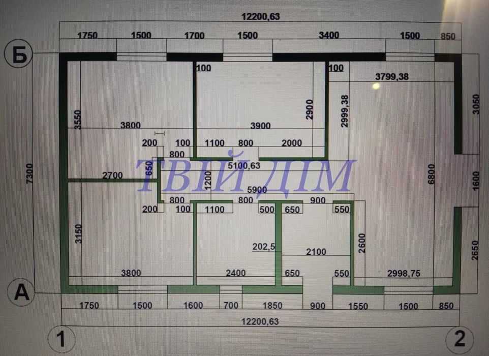 Газове опалення! Будинок  під чистове оздоблення!