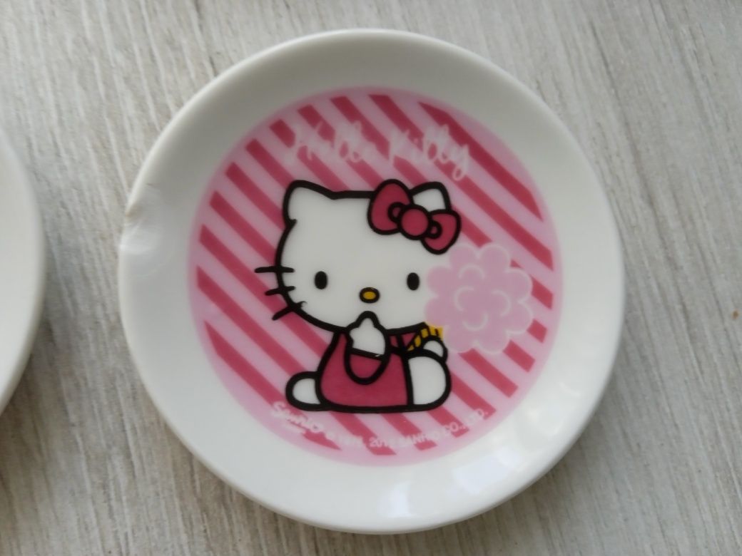 Porcelanowy zestaw hello kitty mini dla dzieci